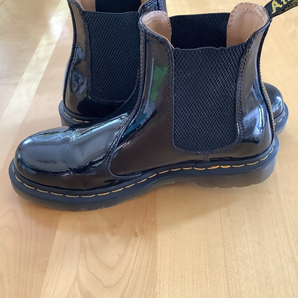 Dr. Martens Patent Leather Chelsea Boots - Picture 4 of 11